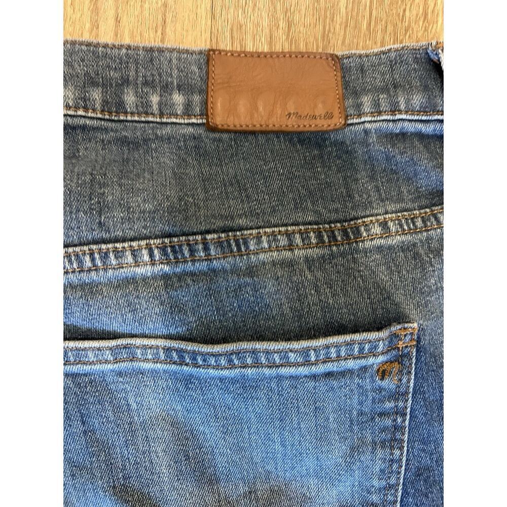Madewell Women's The Boyfriend Blue Medium Wash Denim Slim Jeans 5-Pocket Sz 33 - Picture 6 of 6